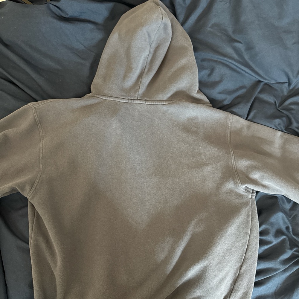 blue zip up hoodie from brandy Melville.
